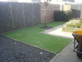 Kunstgras achtertuin Voorthuizen